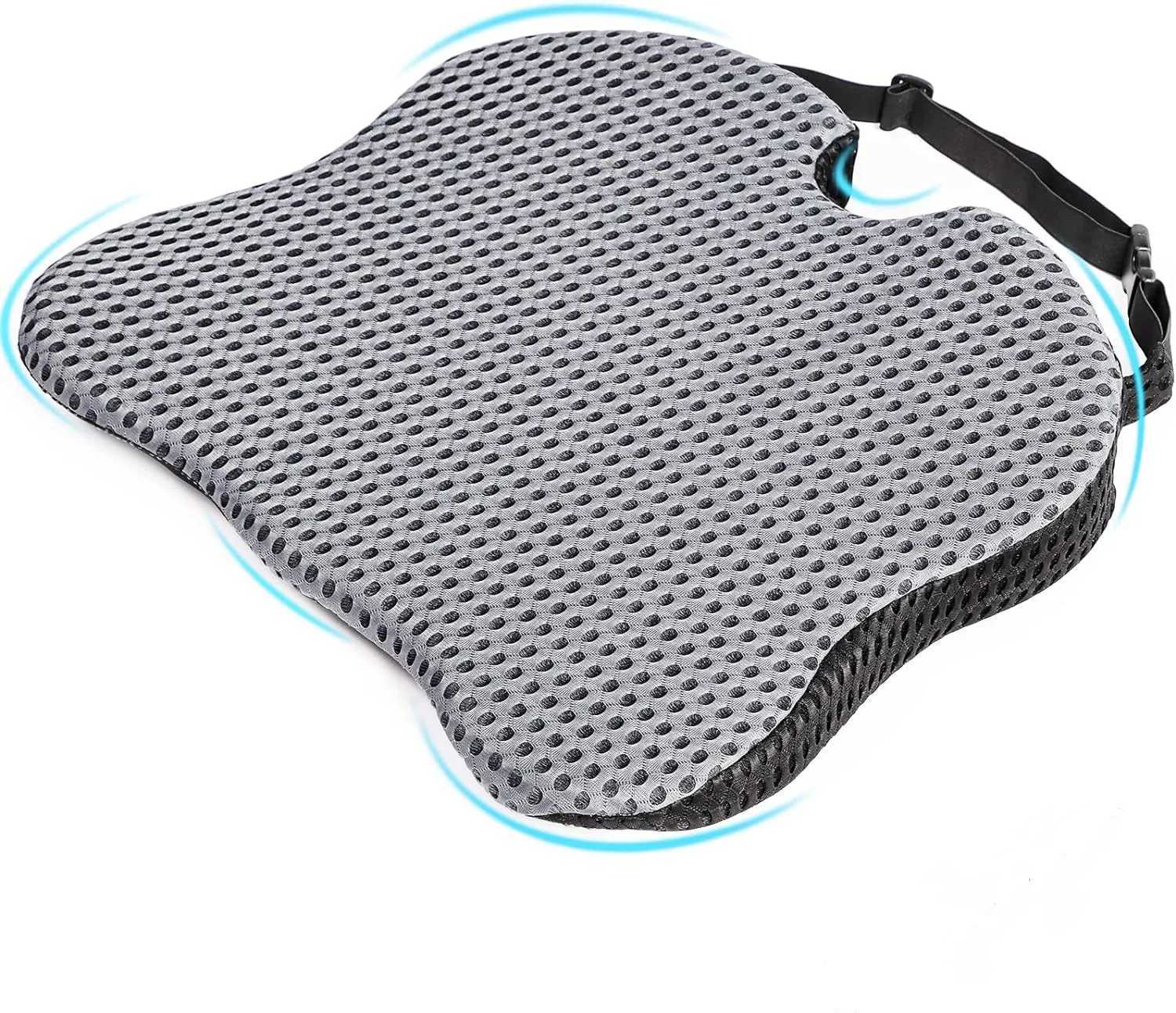 Car Wedge Seat Cushion Memory Foam Comfortable Seat Cushion-Orthopedic Support For Car Driver Seat Office Chair WheelchairsM251119