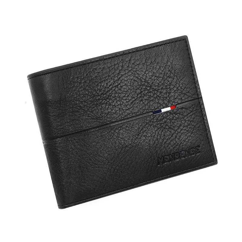 Slim Mens Wallet - New Short Zipper Design Card Photo Holder Simple Coin Pocket - High - Quality PU LeatherT251119