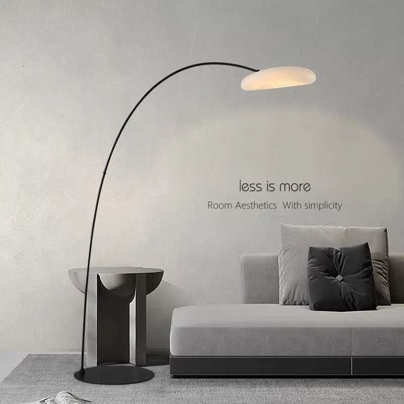 Floor Lamp Modern Minimalist Standing Light Living Room Fishing Lamp Artistic Mood Lamp Bedroom LED Lighting Fixture M251119