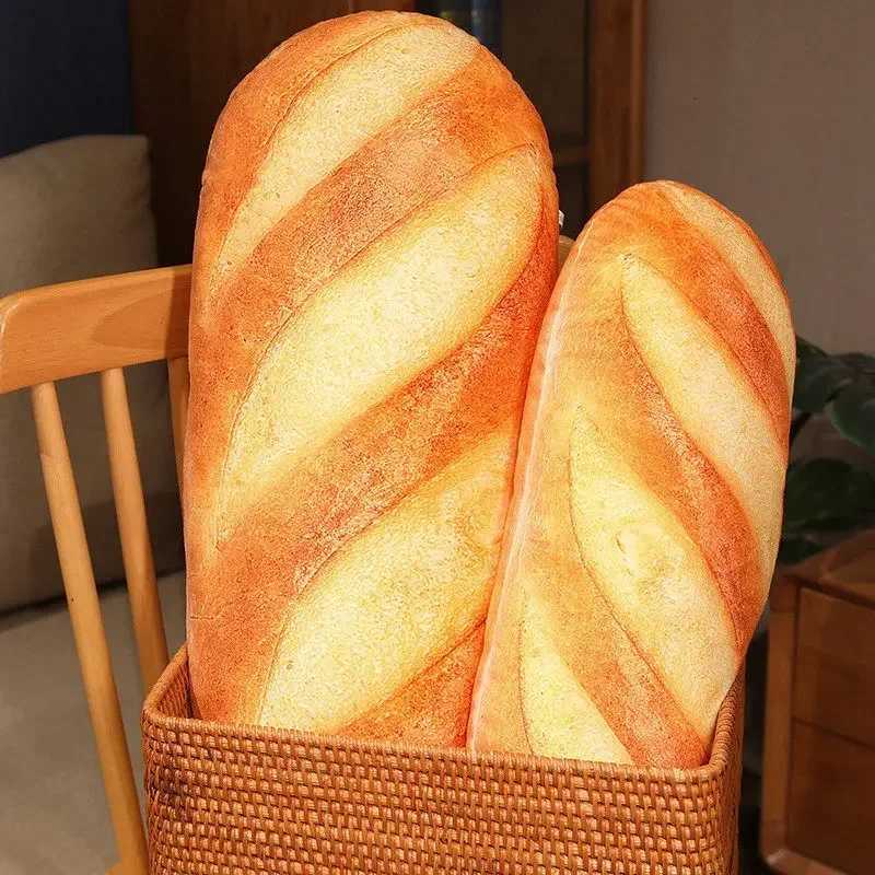 1pcs Soft French Bread Plush Stuffed Printing Sleep Images Food Decor Sleeping Companion GiftM251119