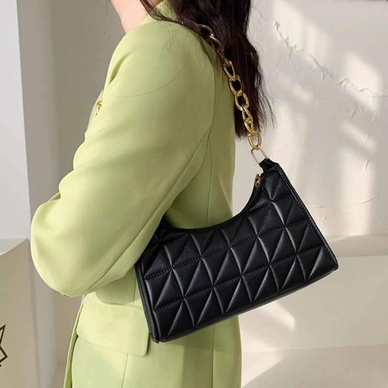 Retro Alligator Pattern Female Small Handbags and Purse Armpit Shoulder Bags High Quality PU Leather Ladies Clutch Totes Bag