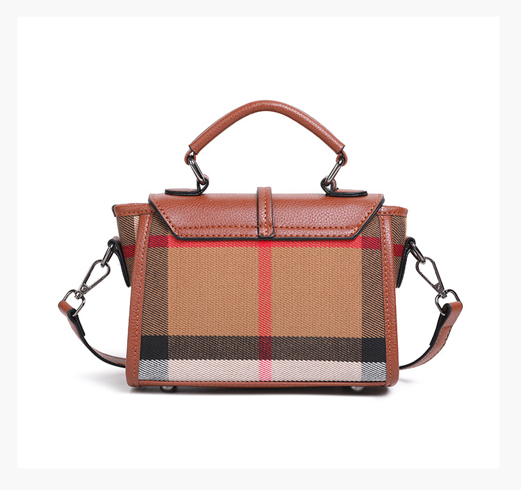 Designer New Arrival Women Striped Print High Quality Textured Shoulder Crossbody Tote Versatile Commuter Flap Bag Free Shipping