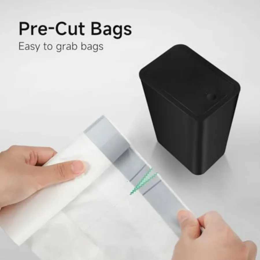 5 Gallon Trash Bags with Drawstring and PreCut Design for Efficient Waste Management in Home Office and Bathroom Settings Durab C251119