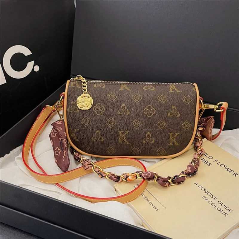 High-End Minimalist Fashionable Trendy Design Letter Crossbody Handbag Women Luxury Vintage Leather Solid ColorW251119