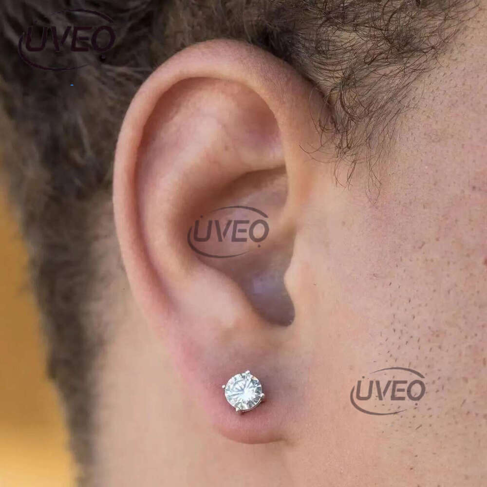 pass dia tester vvs moissanite designer for women sterg sier stud earrings gold plated mens screw back earring jewelry valentines day gift