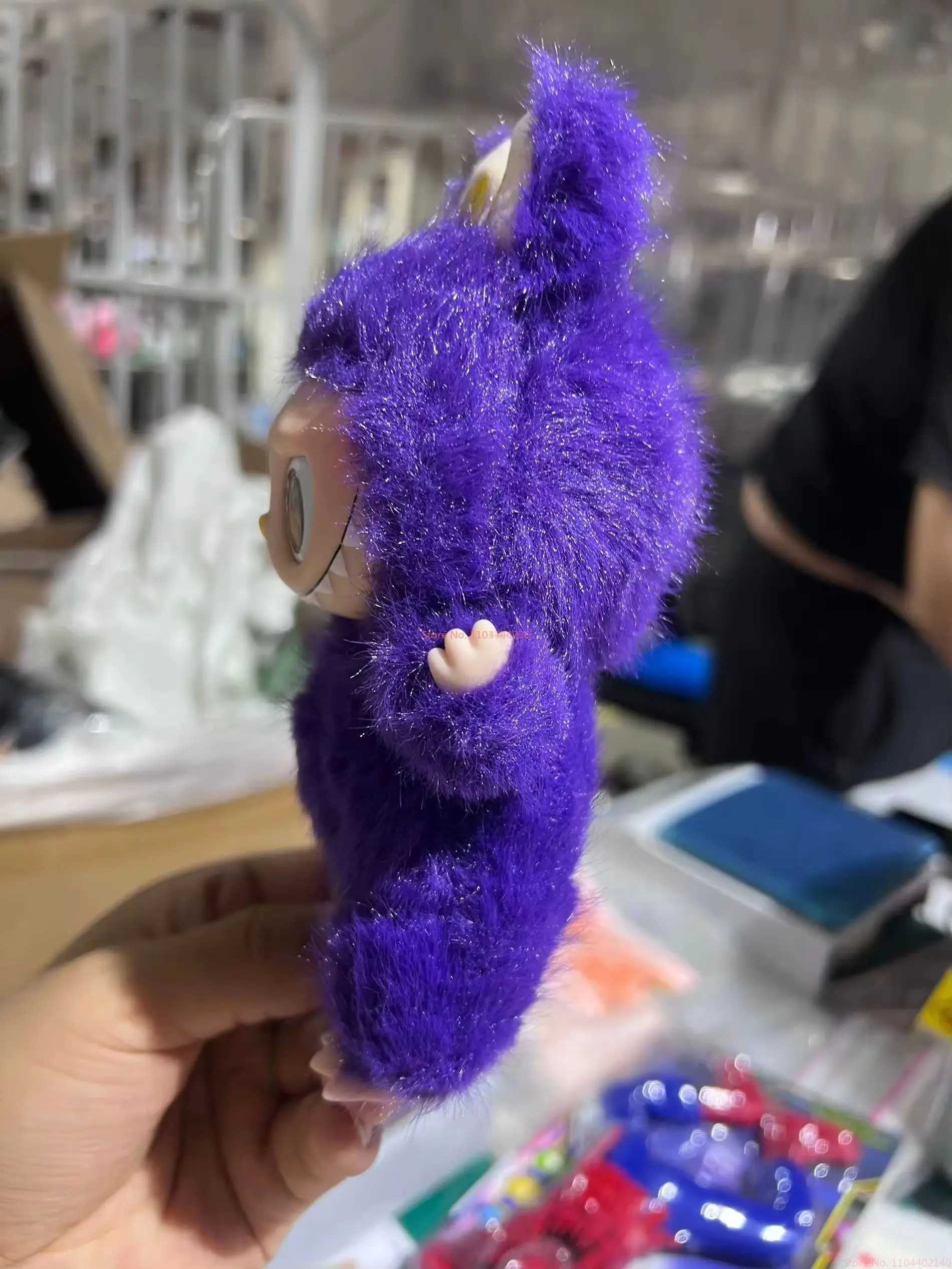 2025 hot selling blind box replica Labubu Milanese Purple Kingdom series model doll enamel monster picture keychain birthday gift W250419