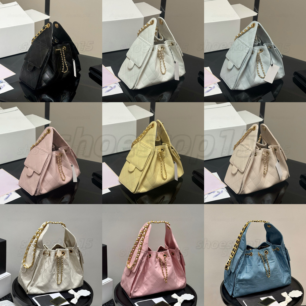 CC High quality designer Bags Hobo Bag Women's Trendy Denim Drawstring Bags 2025 Summer New Hippie Bags hobo underarm bag Women Fashion designer bag Shoulder Bag