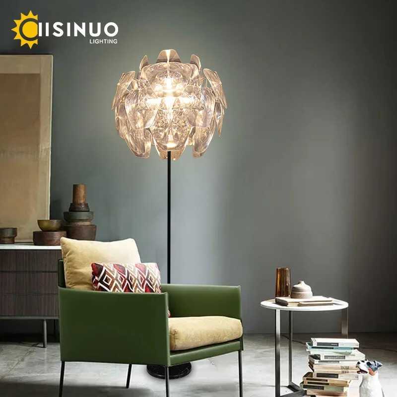 Luxury Italian-Designed Floor Lamp with Remote Controlled Dimmable Lighting Bedside Hotel Ambient Lamp for Hotel Living Room Dc M251119