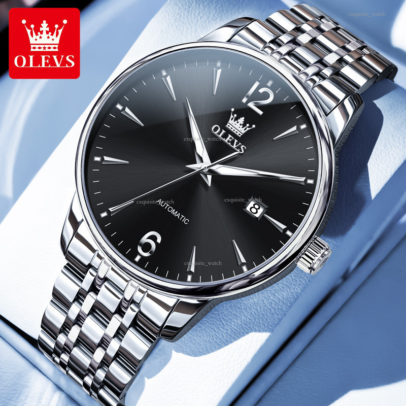 OLEVS Brand Designer Men's Watch A New Luxury Outdoor Waterproof Automatic Mechanical Hand Form Calendar Mechanical Success Men's Watch