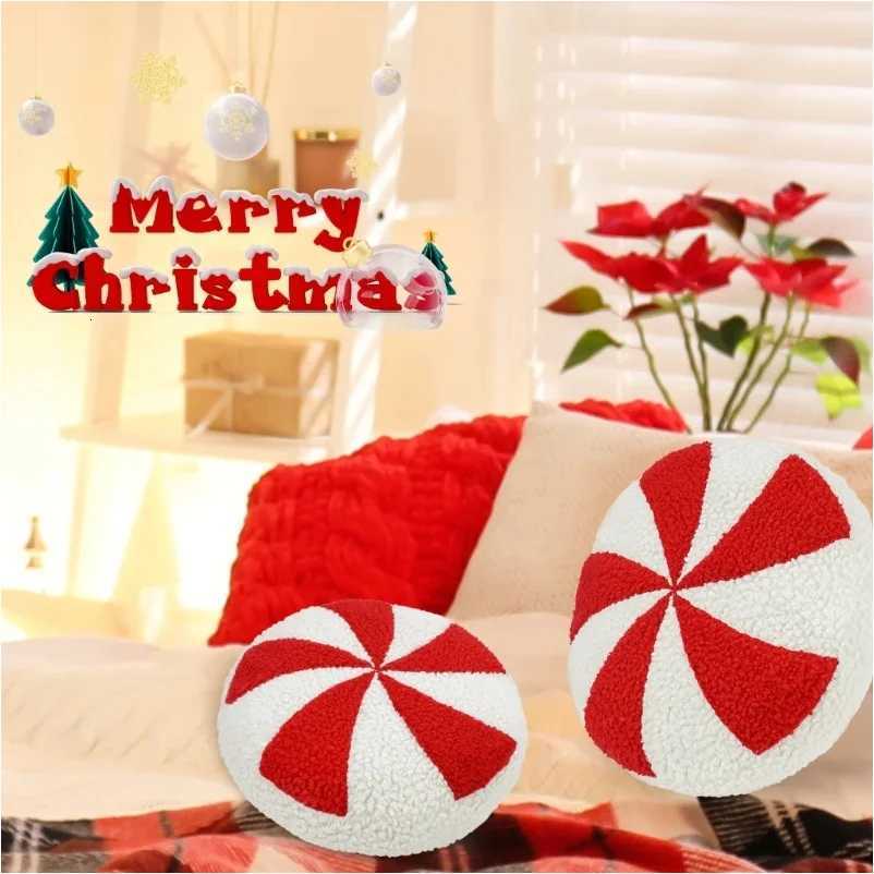 Living Room Sofa Cushion New Candy Plush Creative Christmas Decoration Candy Car Waist M251119