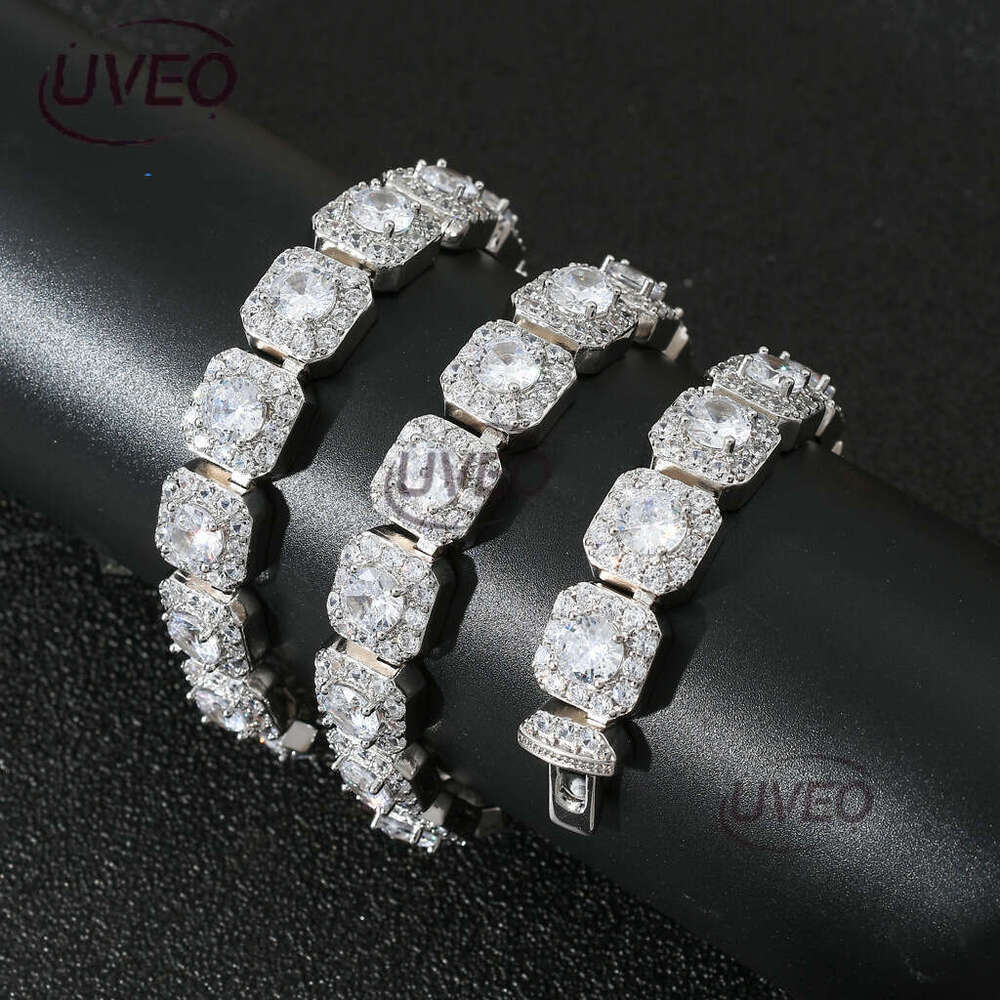 Luxury designer Ice out VVS Moissanite necklaces, men's and women's hip hop tennis chains Free delivery