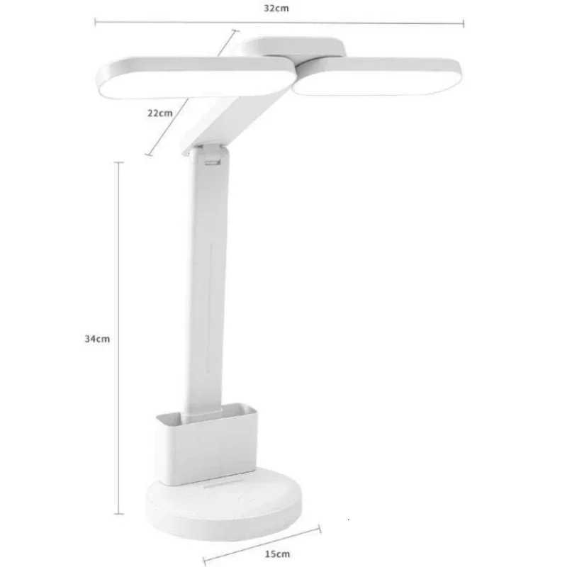 LED Table Lamp Eyes Protection Touch Dimmable Led Table Lamp Dormitory Bedroom Reading USB Rechargable Desk Lamp M251120