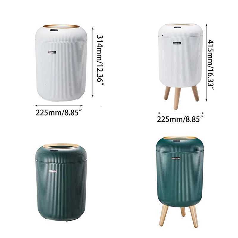2025 New Automatic Sensor Recycle Bin Small Plastic Smart Trash Bin Motion Sensor Trash Can For Bedroom Bathroom Kitchen Office C251120