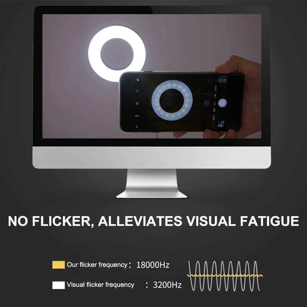 Dimmable Table Light Flexible Touch Control Reading Lamp Flexible Book Desk Night Light USB Rechargeable For Studying Bedside M251120