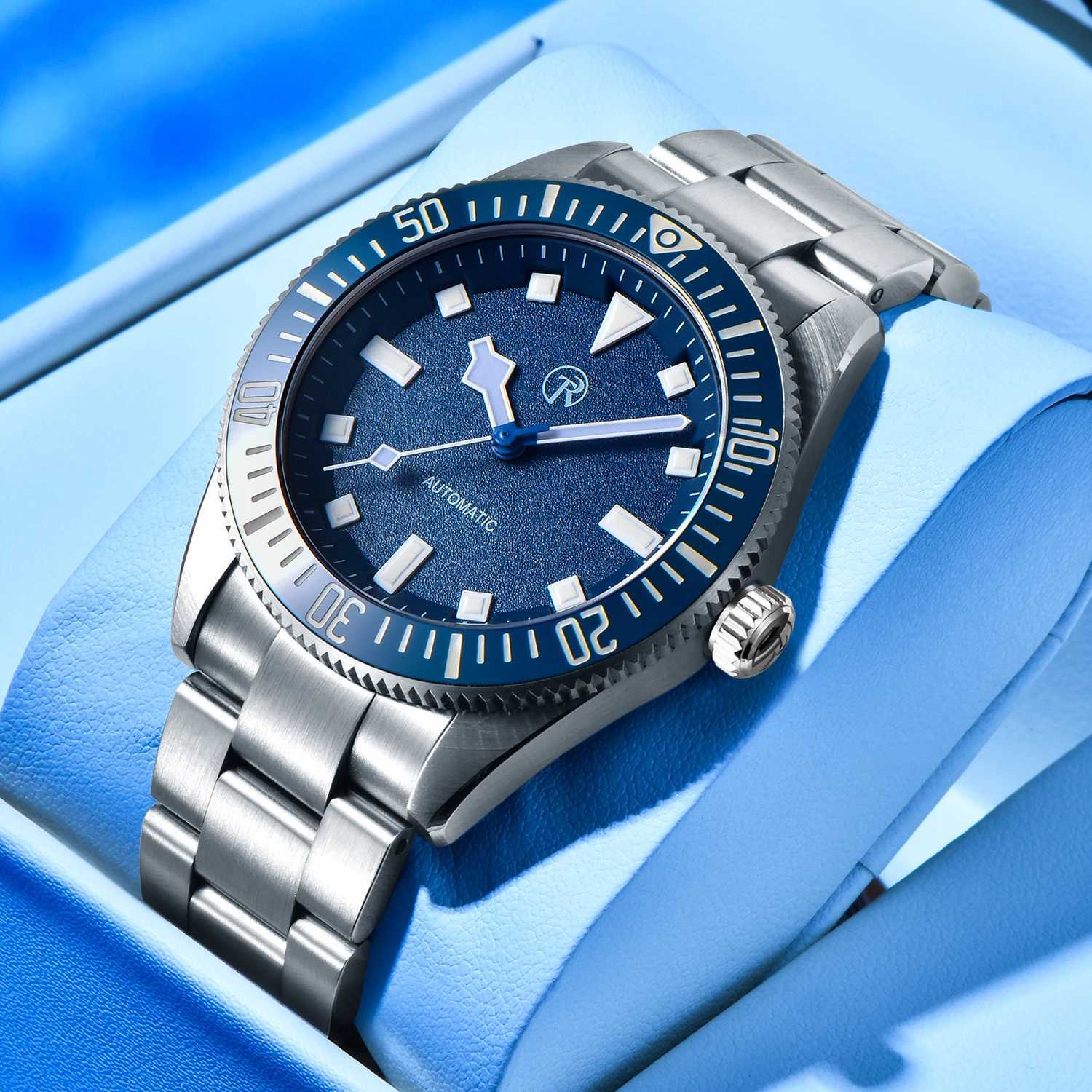 RollsTimi New Diving Mens Watches NH35A Luxury Automatic Watch For Men Mechanical Wristwatches Clock AR Sapphire Mirror Ceramic G251120