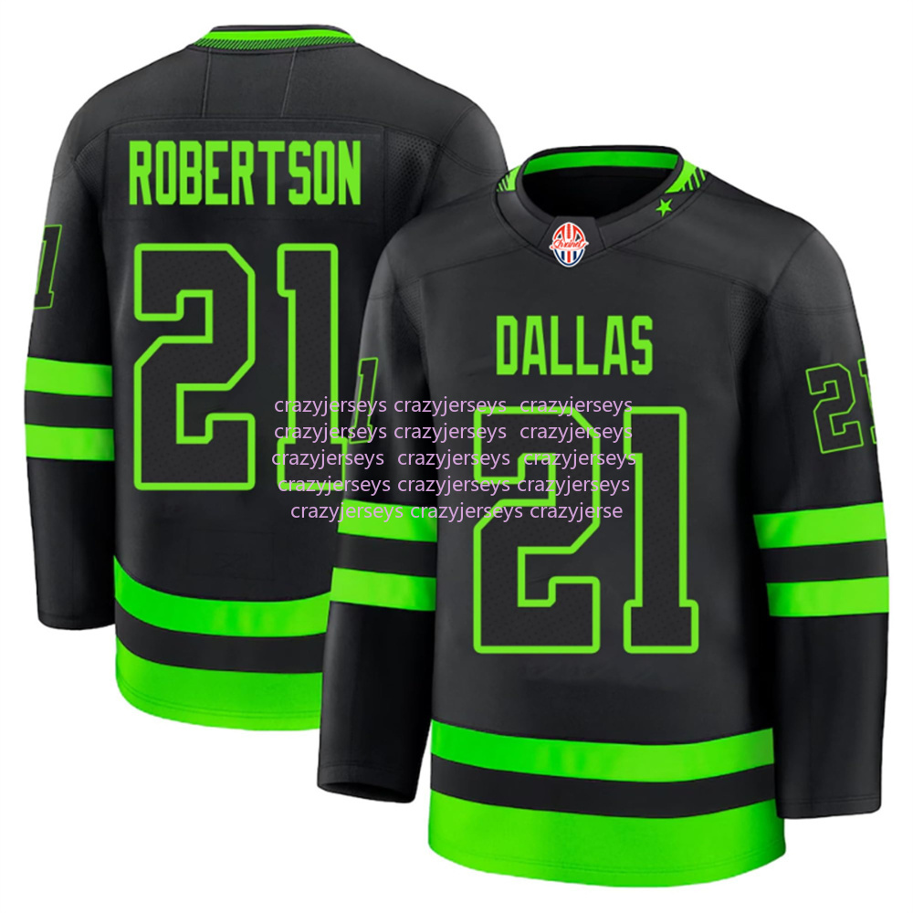 14 Benn Embroidered Ice Hockey Jerseys Oettinger Robertson Johnston Custom Jersey any name any number Mens Womens Youth