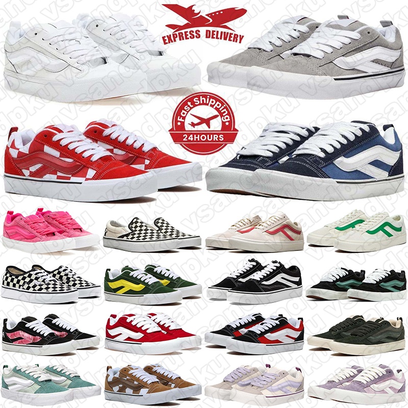 Free shipping designer sneakers vanssneakers skate Low Canvas Running Shoes for men women trainers Black White Red mens womens Outdoor sports sneaker 35-44