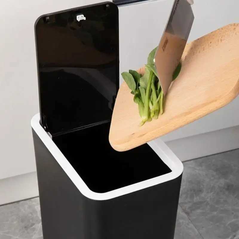 Push Open Waste Bin in Plastic Waste Bin for Maintaining Living Space X3UC C251120