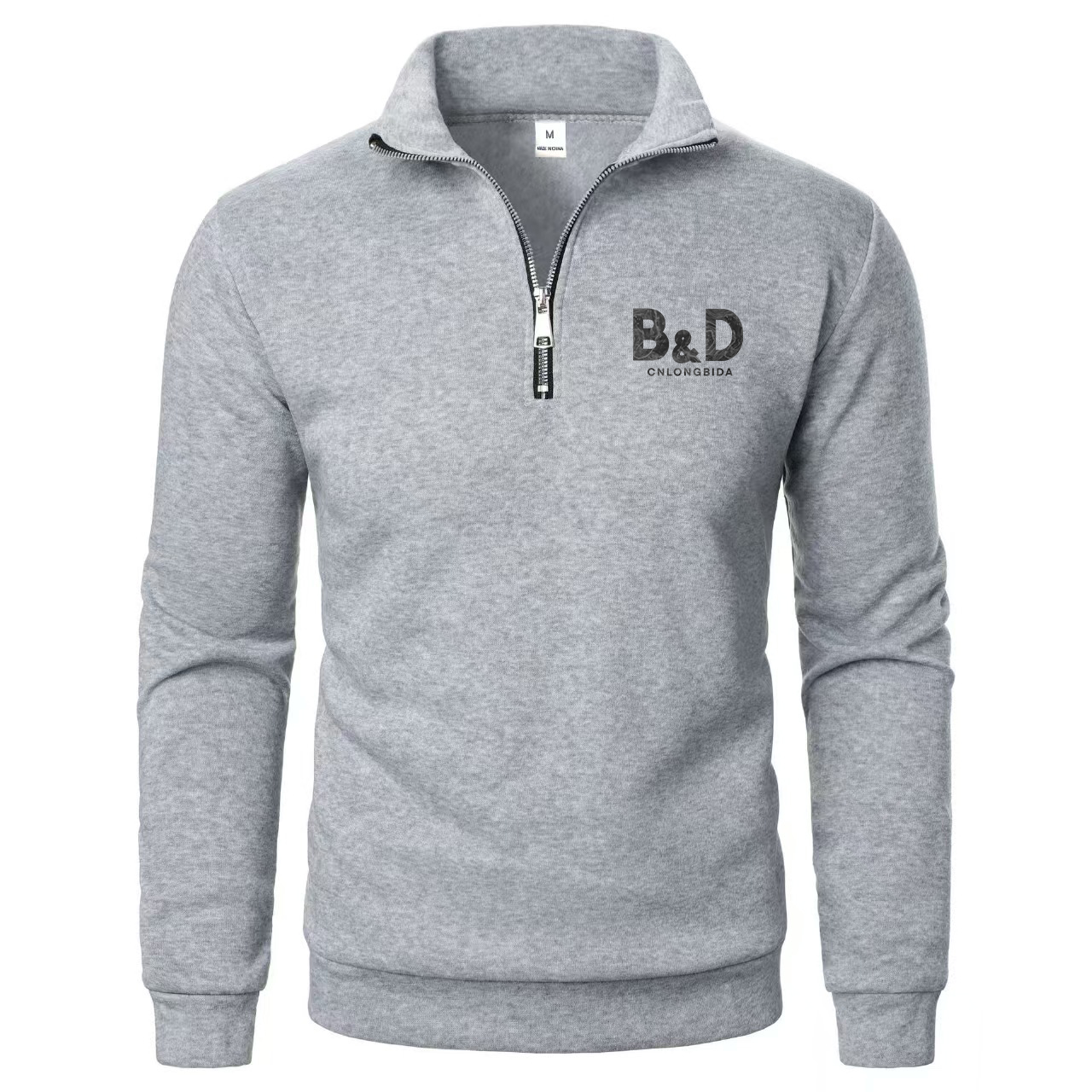 Designer Men's Hoodies Autumn Winter Sweatshirts Stand-up Collar Fleece Half Zipper Sweatshirts Casuals Thickened Pullover S-3XL