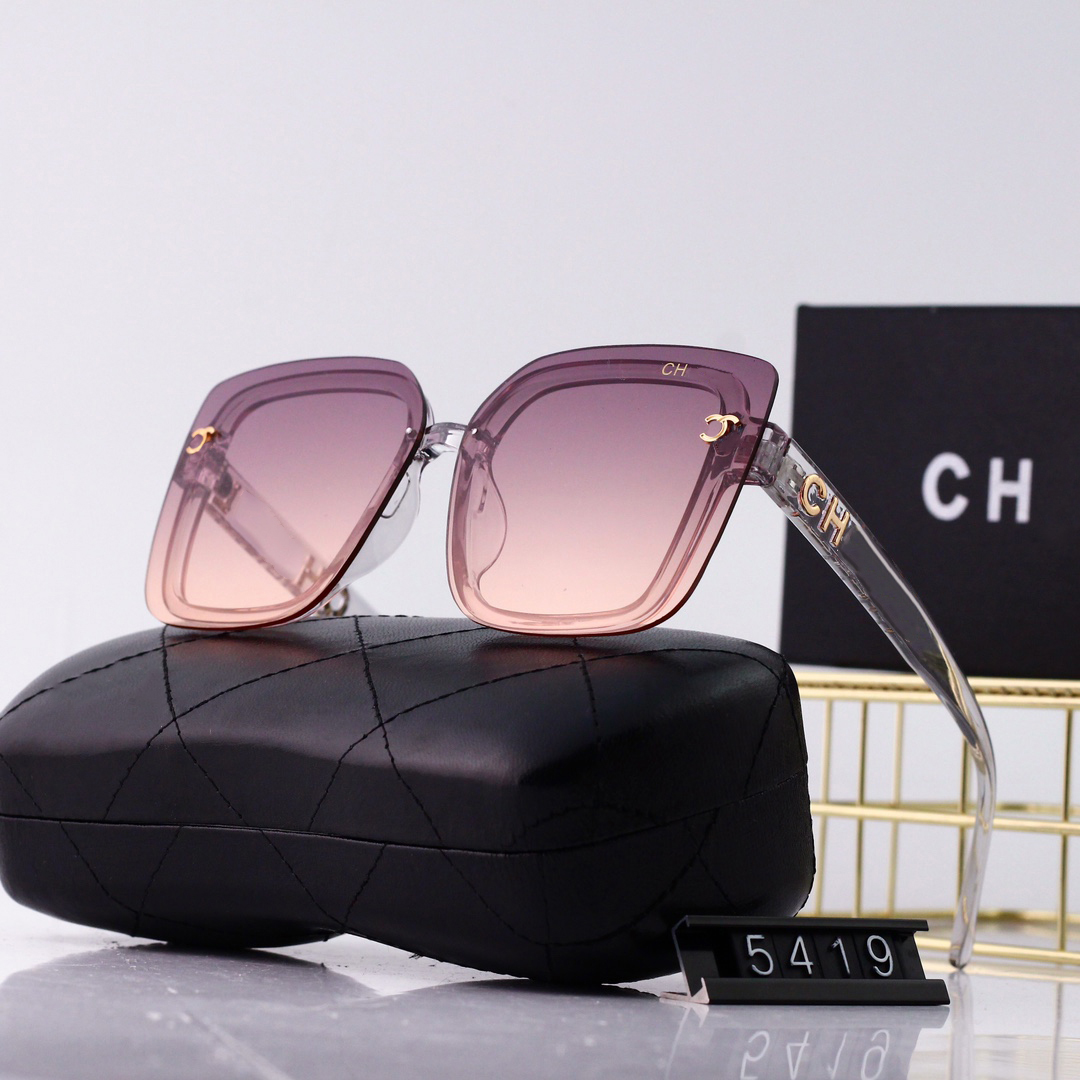 2025 Designer Luxury Women Sunglasses Men Eyeglasses Outdoor Shades PC Frame Fashion Classic Lady Sun glasses Mirrors for Women With Box 5419
