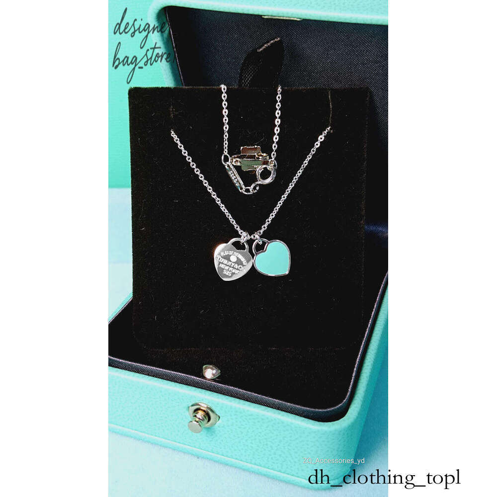 Tiffanyxx Jewlery Jewelry Woman Designer Gold Tiffnaylies And Co Necklace Lustrous Tiffamylys Pendant Romantic Style Engraved 7Ce