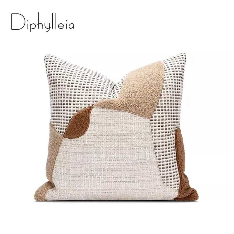 Pillow Case Diphylleia Modern Abstract Design Boho Wabi Sabi Case Luxury Handmade Fancy Cushion Cover Personze Custom Home Decor C251120