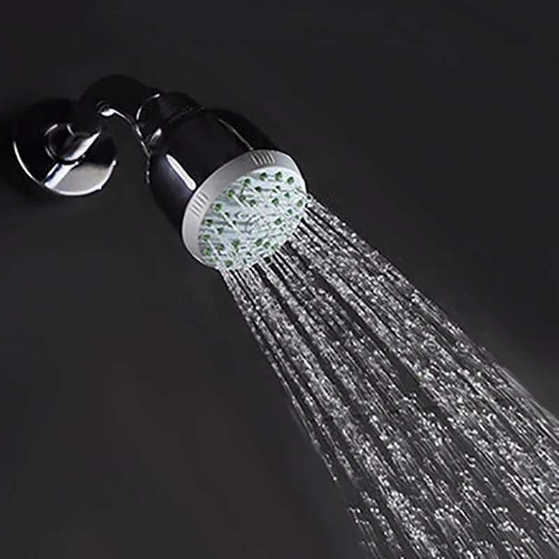 WASOURLF Air Trubo Intake Rain Shower Head Wall Mounted Pressurized Water Saving ABS Chrome Plated Top Ceiling Shower Rose HotelM251120