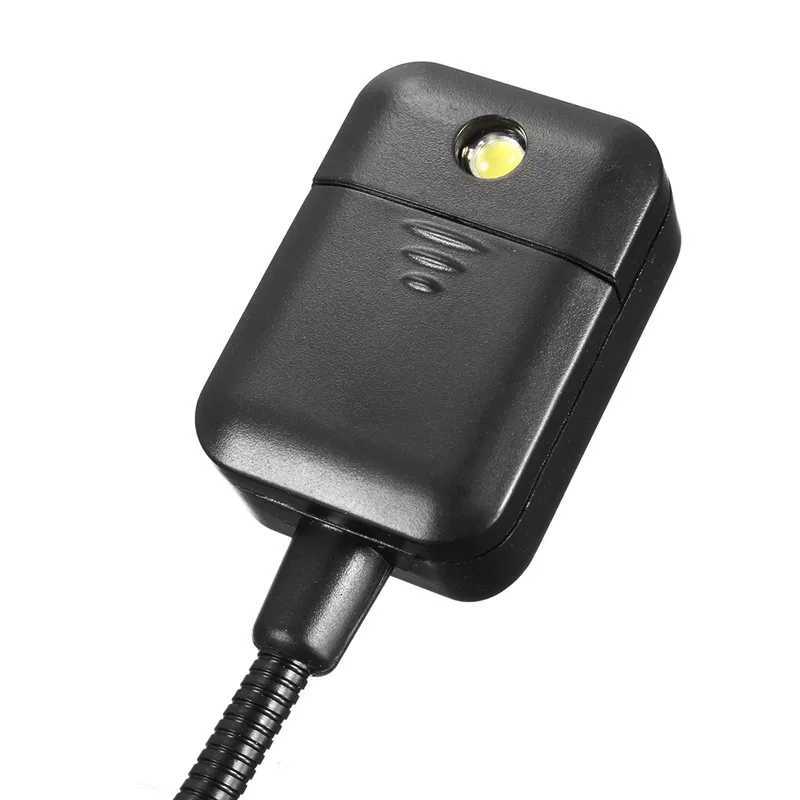 1pcs DC 6V Electronic For Notebook Reading Light LED Book Light Table Lamp Desk Lamp Mini Flexible Clip On Book White Black M251120
