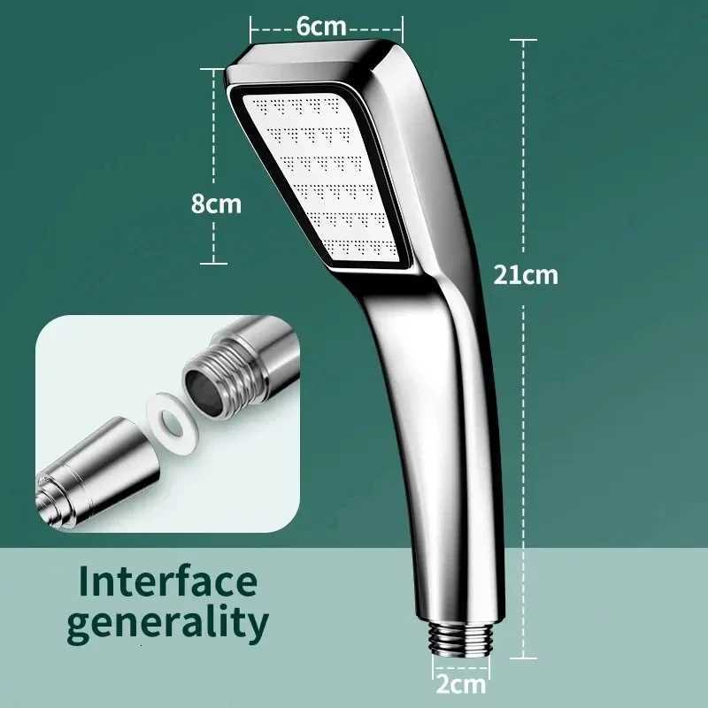 Bathroom Accessories Shower Head High Pressure Large Water Output Universal Adaptation Pressurized Hand Shower Nozzle WaterM251120