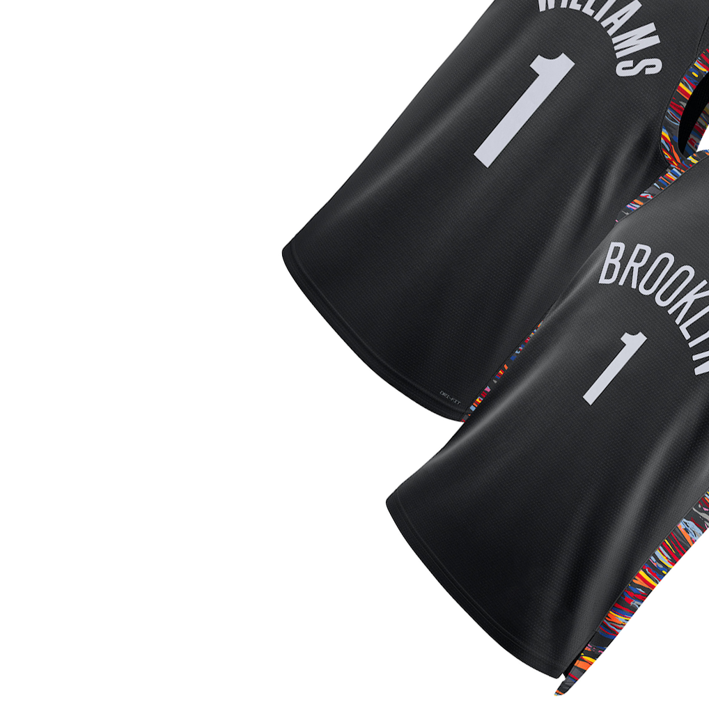 2025-26 City Basketball Jersey Nic Claxton Cam Thomas Noah Clowney Yuri Collins Egor Demin Michael Porter Jr.