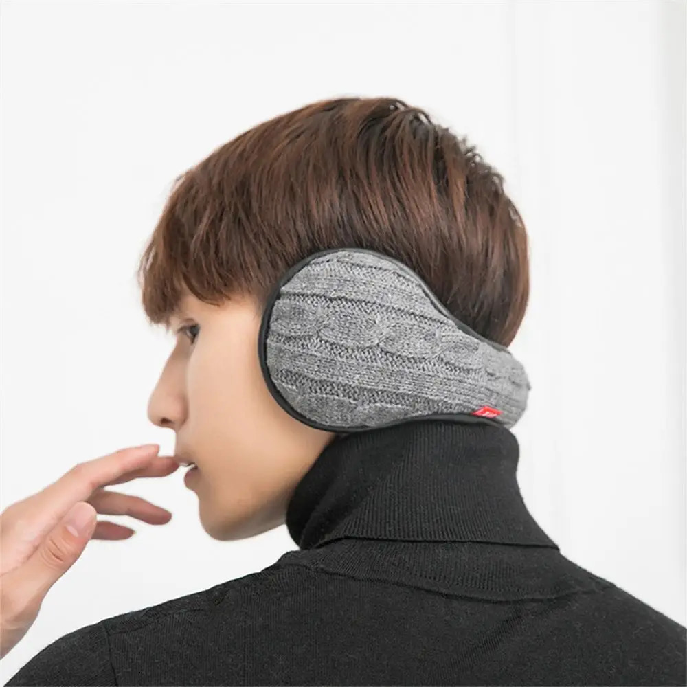 Behind Band Head Mens Warmer Winter Earwarmers Ear Muffs Plush Earmuffs Knitting 251120 - view 4