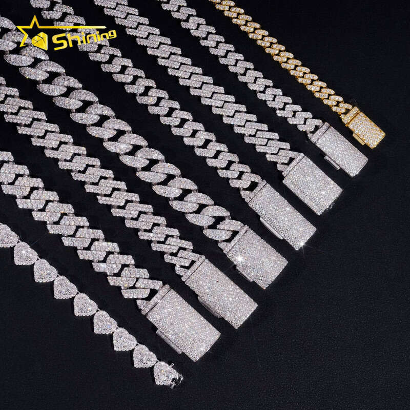 RTS 6mm 8mm 10mm 12mm 13mm Sier Silicon Stone Dia Tester Cuban Chain Fine Jewelry