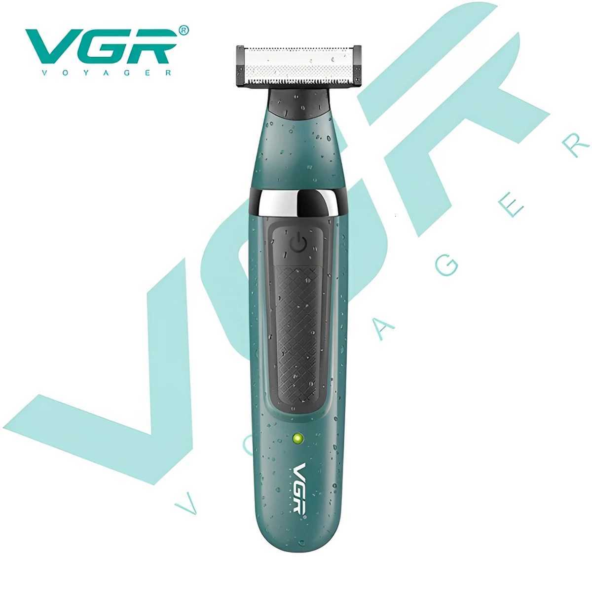 VGR V-393 2-in-1 multifunctional hair trimming set deep cleaning razor private area body hair remover reciprocating shaverT251120