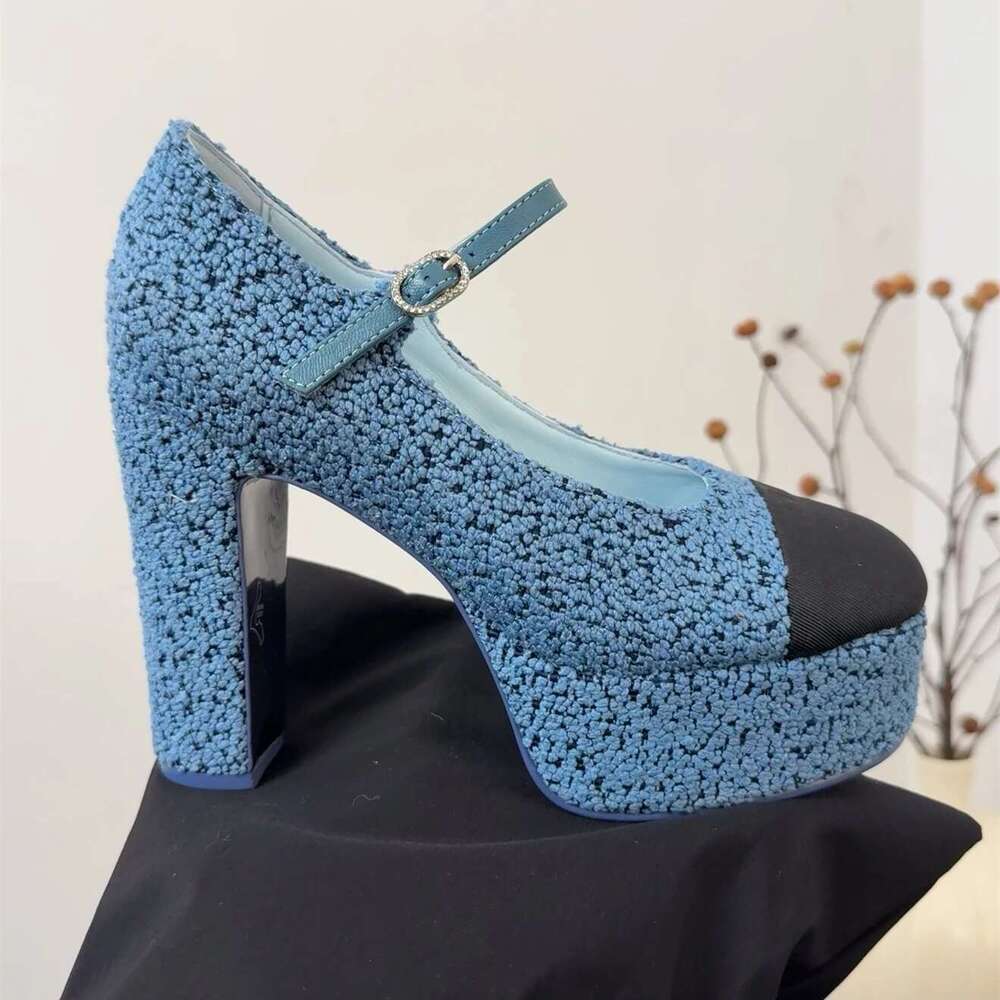 Women Size34-41 Genuine Leather Pumps Mary Janes Super High Heels Flat Platform Roman Designer Shoes atillas De Mujer