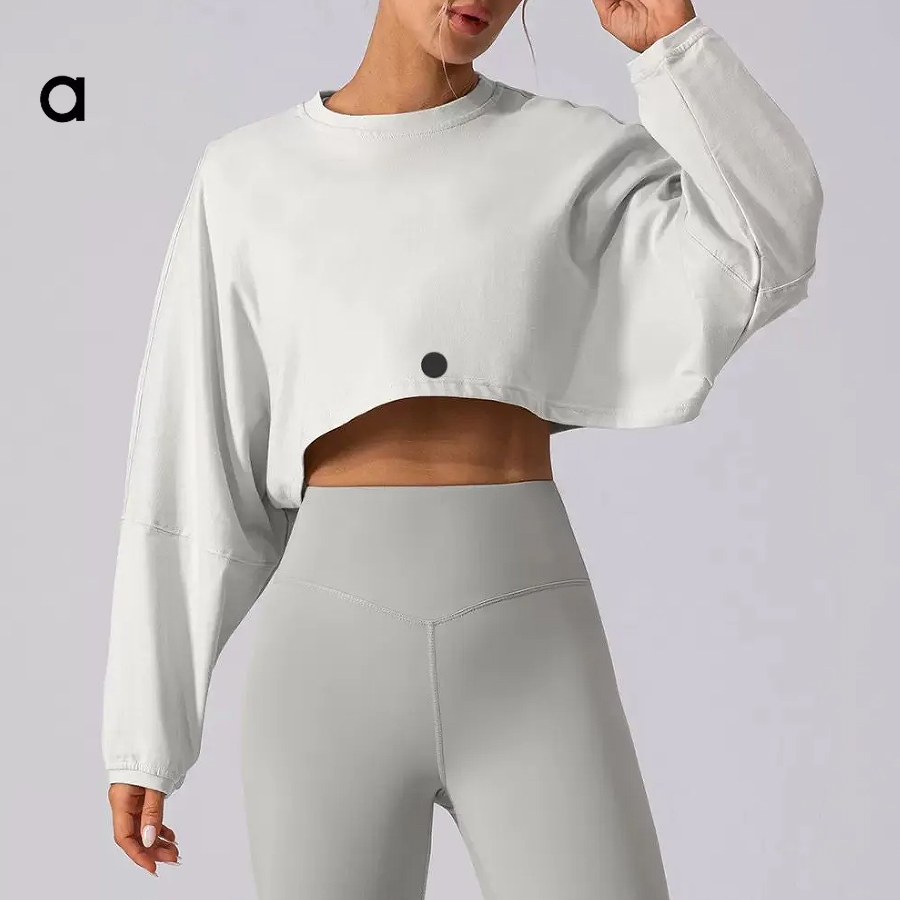 Yoga Sweatshirt Shirt Long Sleeves Shirt Women Sports Fitness Tight Leggings Backless Tight Top Legging Shaping Waist Fitness Sportswear Sweatpants Sweatshirt