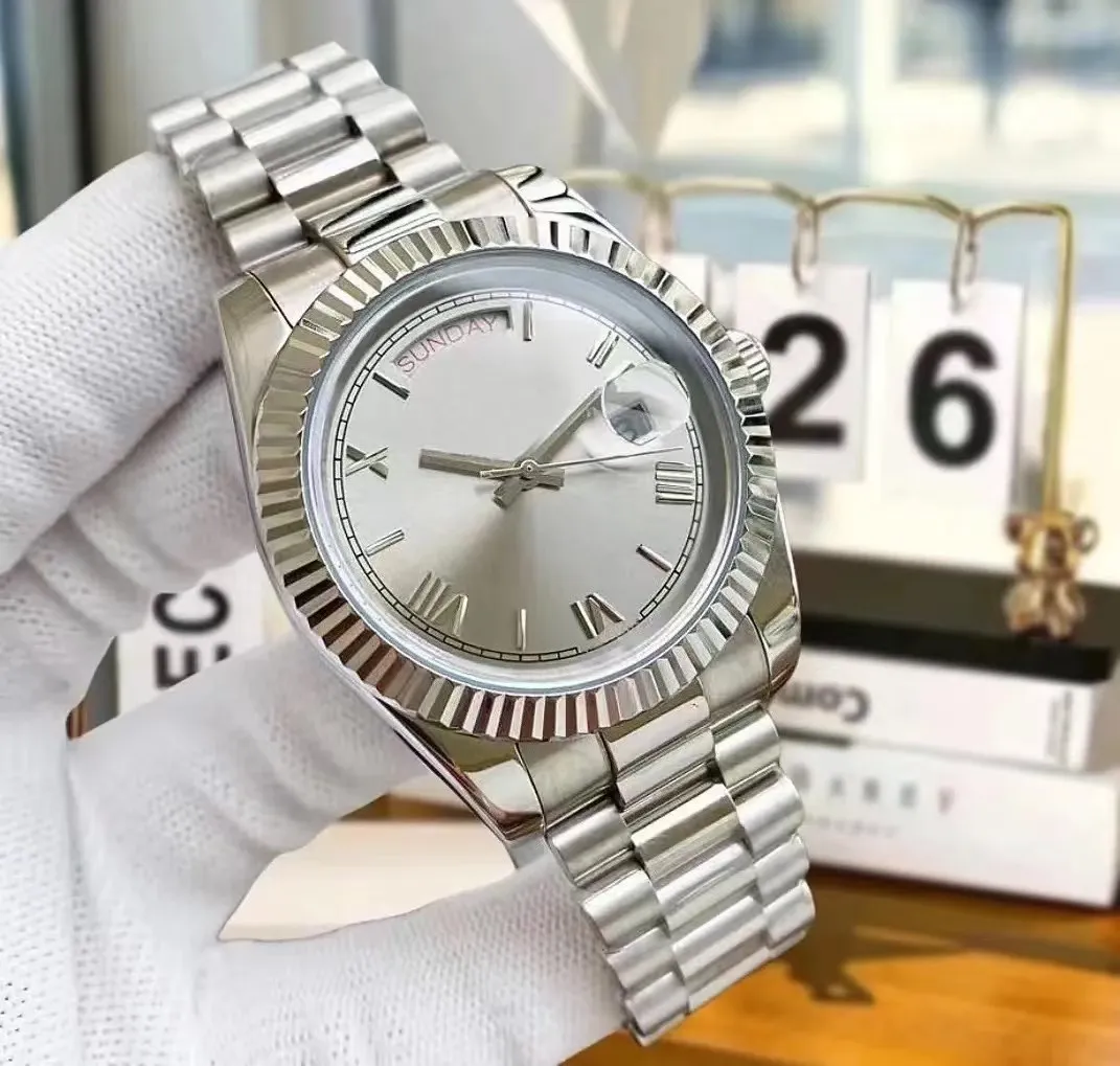 mens watch 41mm 2813 Automatic Movement Week Display Waterproof 316 Stainless steel Date Display Watch menwatch designer