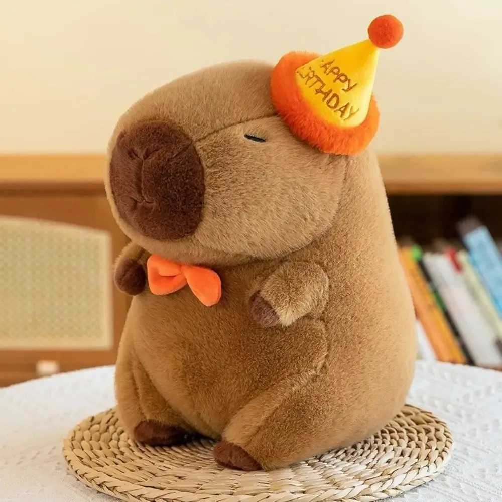 Capybara Plush Doll Cute Capibara Anime Fluffty Toy Kawaii Plushie Happy Birthday Doll Gift for Girl Friend Soft Stuffed Animals G251120