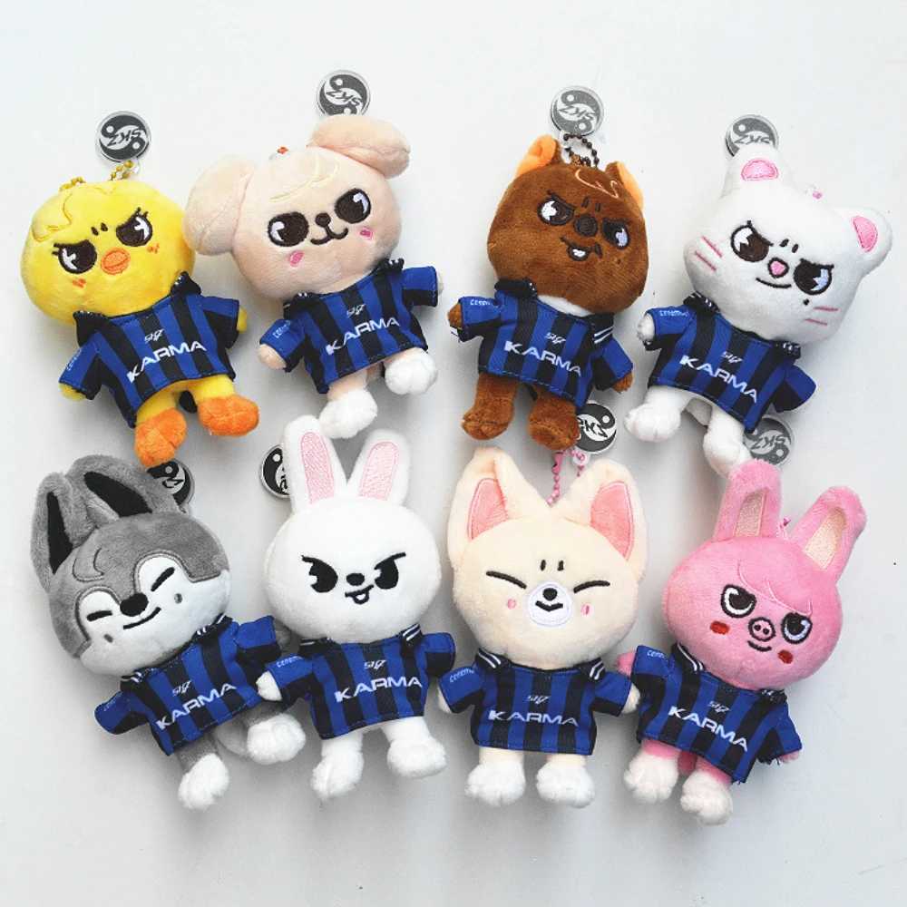 SKZOO Karma Keychain Plush Evil Emotion Style Keychain Plush Toy Seoul FM Week Cloak Doll Magic School Kid Birthday Gift G251120