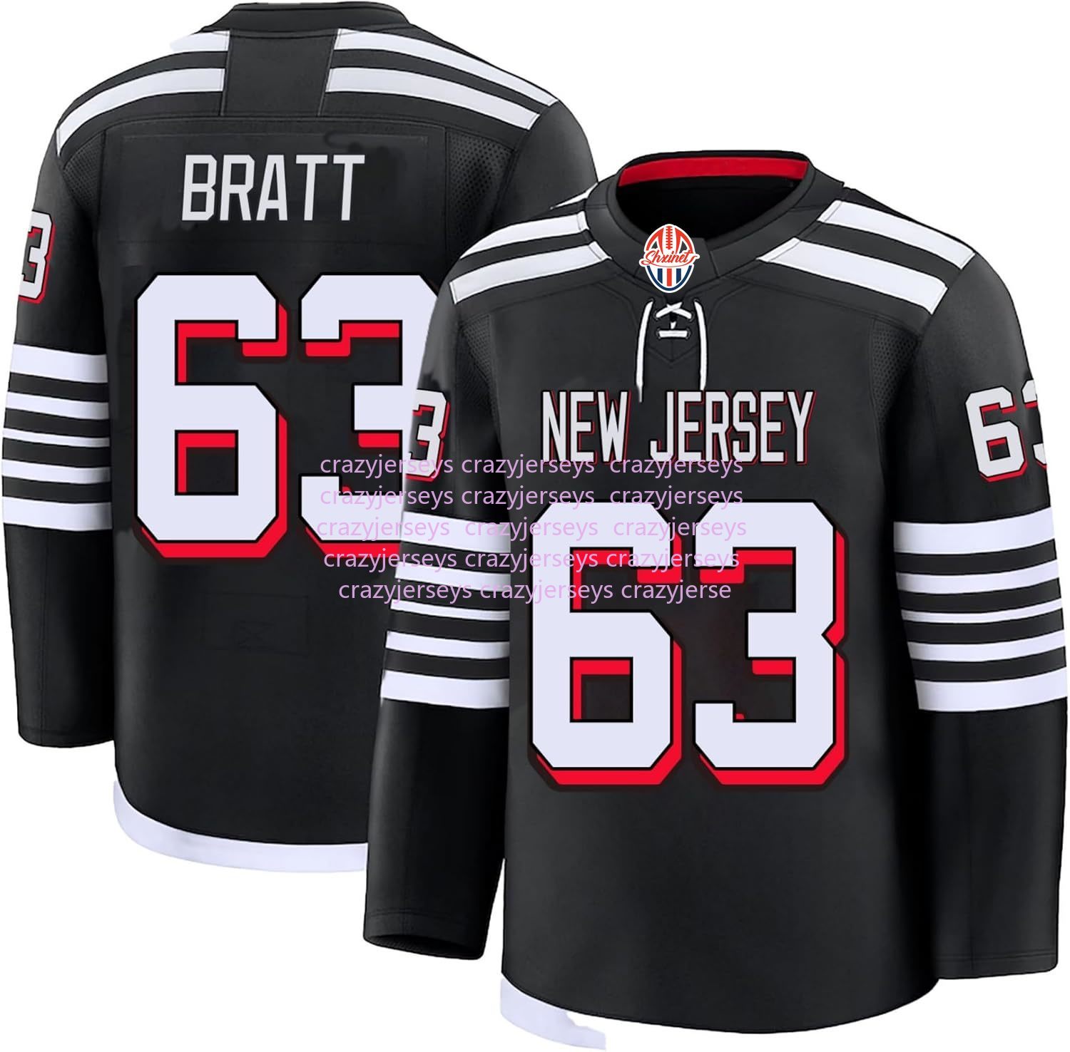 Mens/Women/Youth Hockey Jersey New Jersey Stitched for Sports Fan No Brand/Logos
