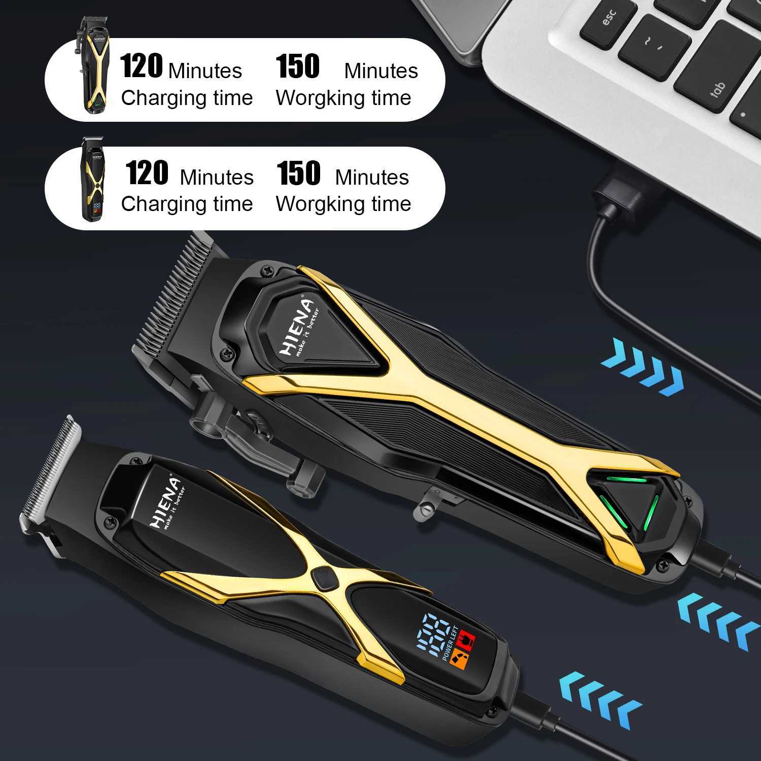 Professional Hair Clippers for Men Premium Home Haircut Kit Cordless Hair Cutting Clippers and Trimmers Set Trimmer for MenT251120