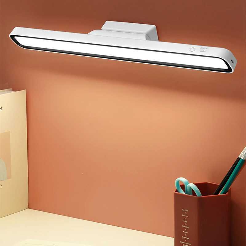 Table Lamp LED Desk Lamp USB Rechargeable Hanging Magnetic Light Reading Light Office Accessories For Desk Bedroom Bedside Table M251120