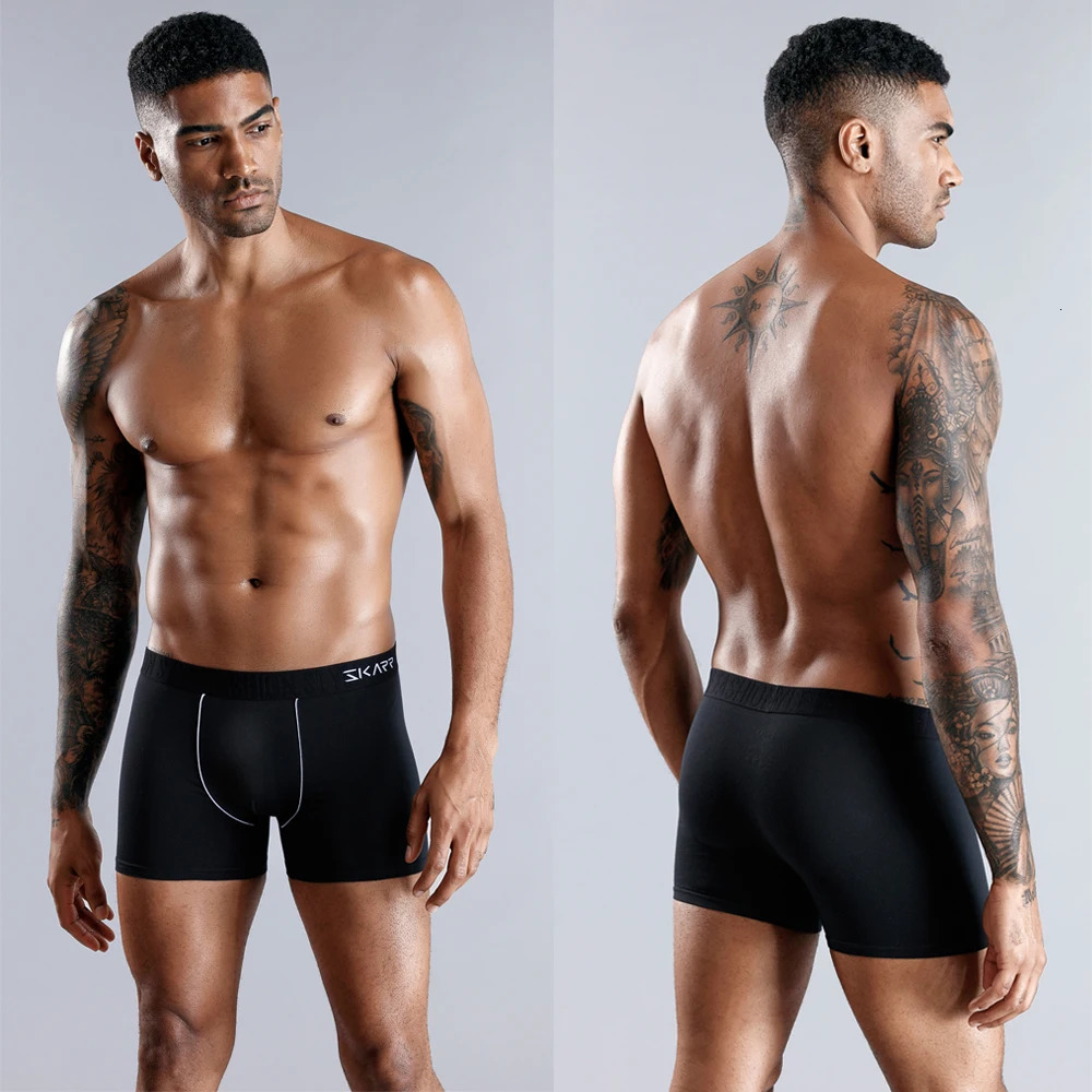 4piece mens boxing shorts underwear cotton sexy shirt family Calecon 250417