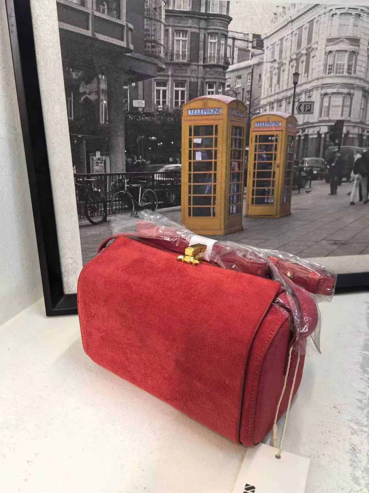 Handbag Wen And Little Cute Red Ladies Wallet Party Luxury Shoder Travel Bag Vintage Design Cluh Crossbody Fi New Y251120