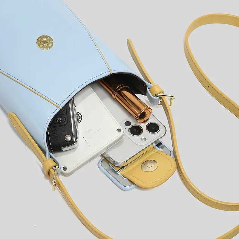Fi Small Crossbody Bags Wen Small PU Leather Shoder Messenger Bag For Girls Bolsas Ladies Phe Purse Bucket Bag Y251120