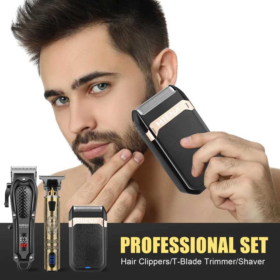 Professional Hair Clippers for Men Cordless Hair Clipper for Hair Cutting Kit 3-in-1 LED Haircut Set with Foil ShaverT251120