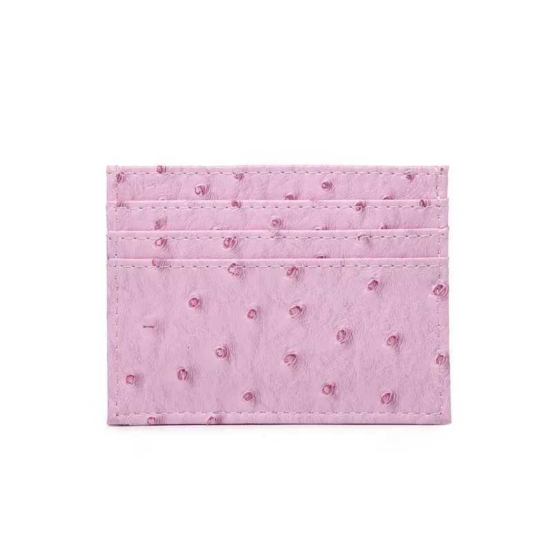 Original PU Leather Bank Card Holder Multi-Slot Storage Wallet Fashionable Solid Color Womens Card Case Storage SolutionW251120