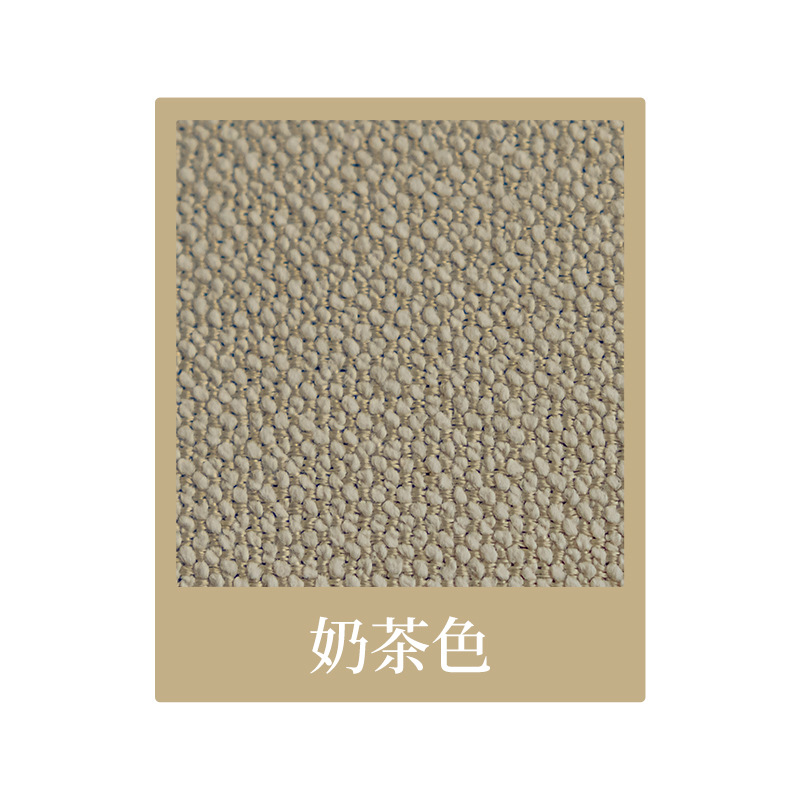 D329 modern simple high light-shielding cotton and linen curtains home decoration bay window living room bedroom sunshade curtain finished product