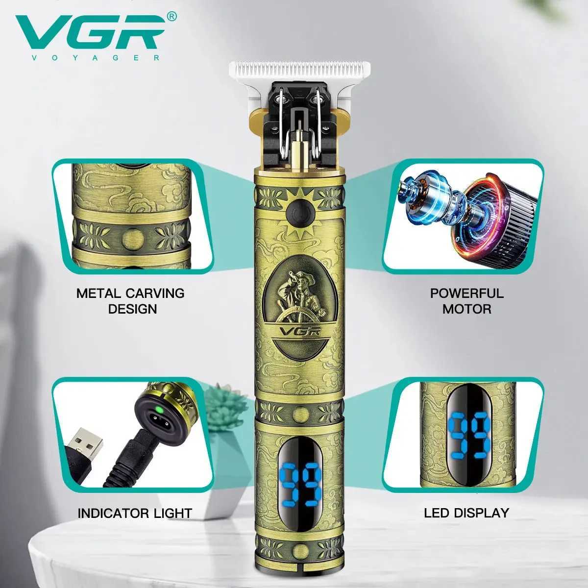 VGR 228 T-blade barber machines professional beard trimmer cordless hair clipper electric hair trimmer for menT251120