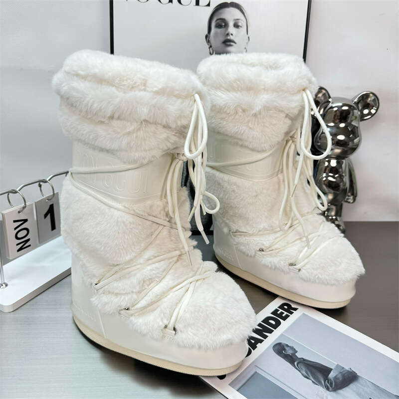 Budget-Friendly Snow Boots, High-Quality Performance Affordable Price Moon With Internal Height Increase, Non-Slip, Warm Skiing Waterproof Classic Sno