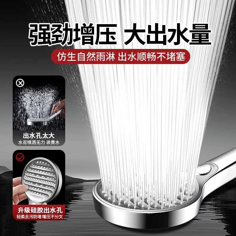135mm Large Panel Shower Head with Filter Bathroom High Pressure Water Saving Rainfall Shower Head Round Multifunctional NozzleM251120